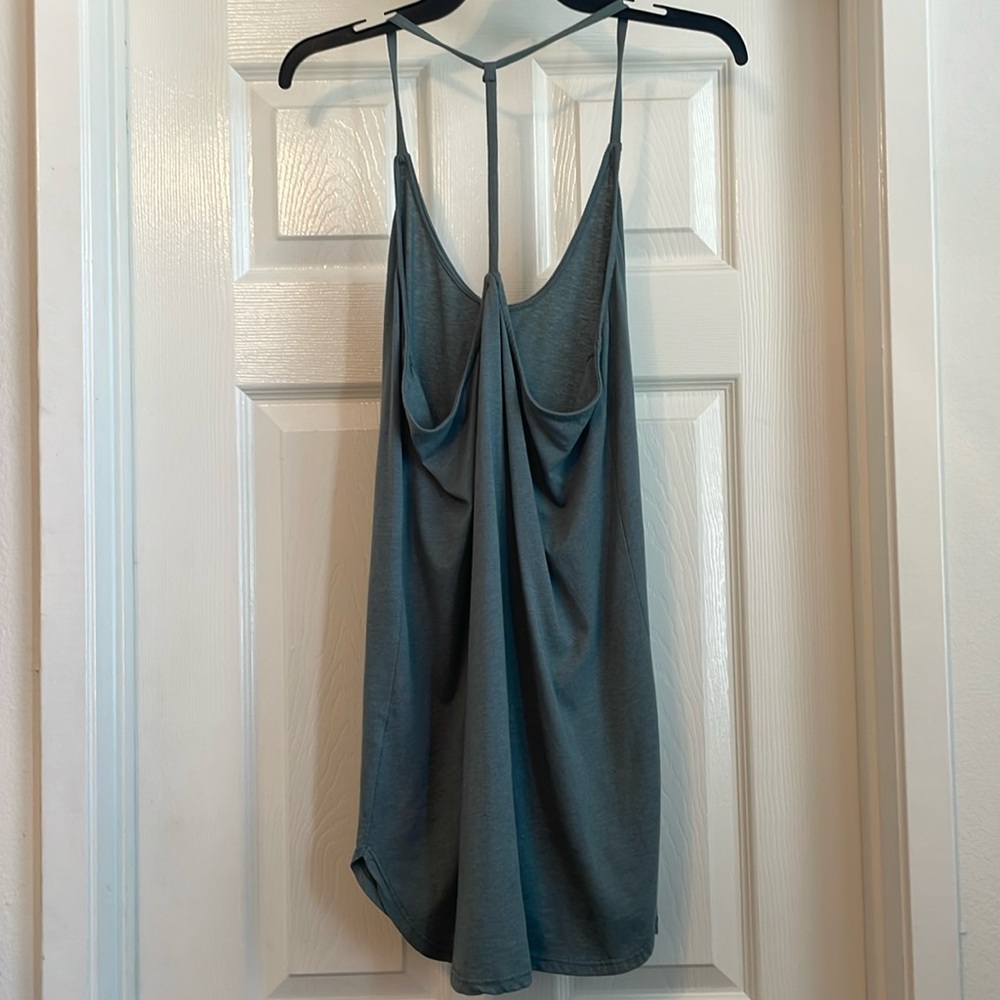 Lulu’s drapey back soft dress XS sage
